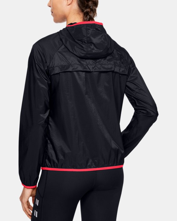 Women's UA Qualifier Storm Packable Jacket in Black image number 1
